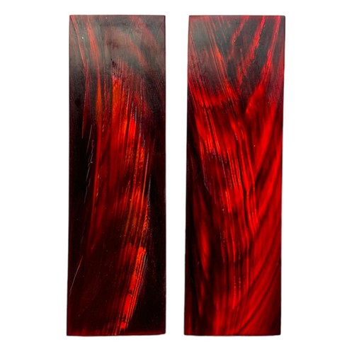 Red buffalo horn - 5", knife