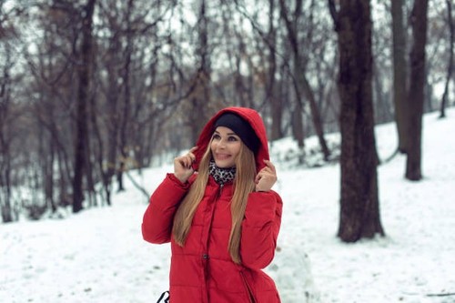 Red women lightweight warm - red,