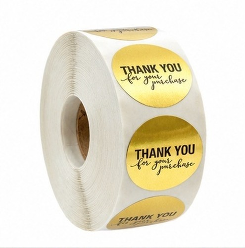 Thank you stickers bulk - thank,