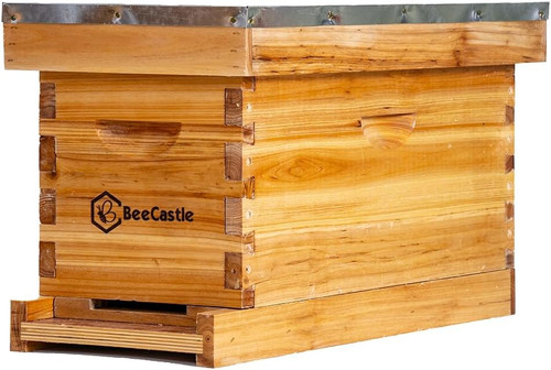 Frame beeswax nuc box with - 5,