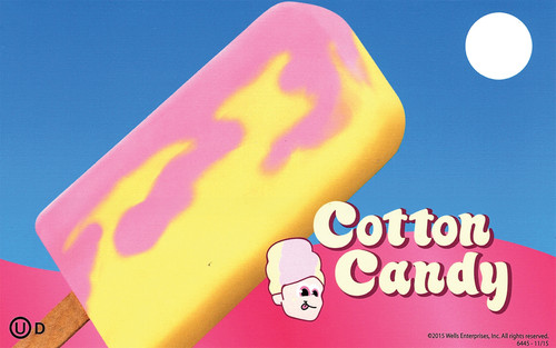 Cotton candy ice cream - cotton,