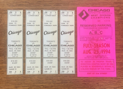 Chicago white sox 1994 mlb - white,