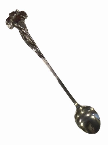 Sterling silver salt spoon - sterling, spoon(s)