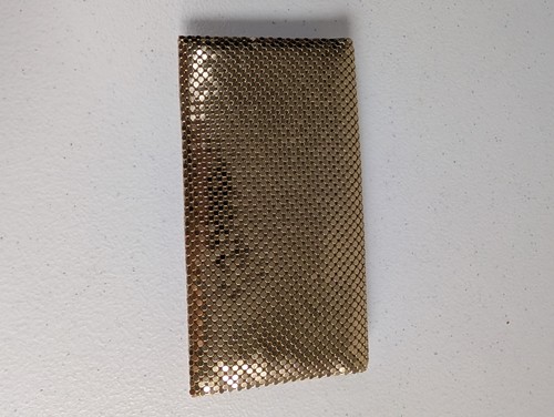 Vintage gold metal mesh - vintage,