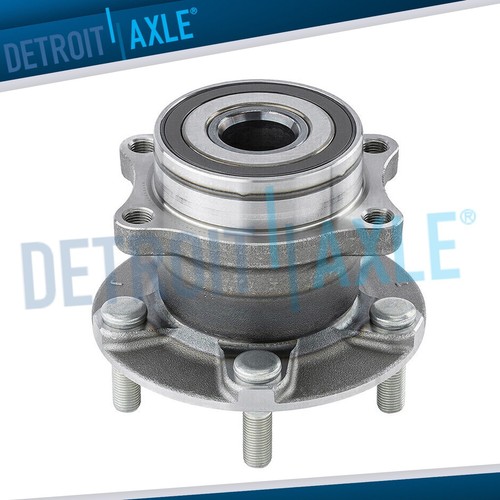 Rear wheel bearing and - and, hub
