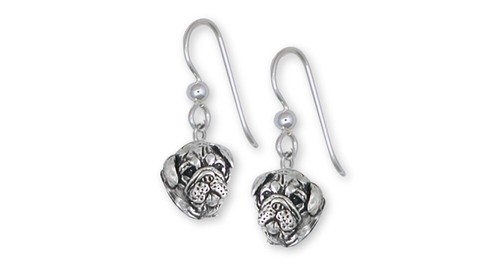 Bulldog earrings jewelry - earrings,