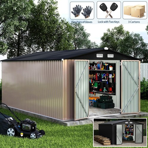 10x14 outdoor metal storage - ft,