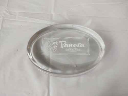 Panera bread oval paperweight - panera,