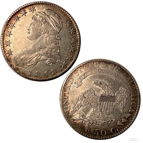 1819 silver capped bust - 1819,