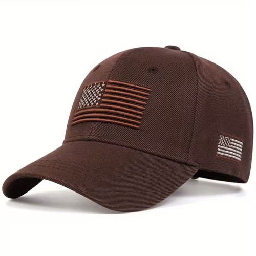 Brown patriotic usa flag hat - usa,