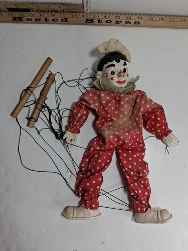 1930s clippo the clown - clown, string