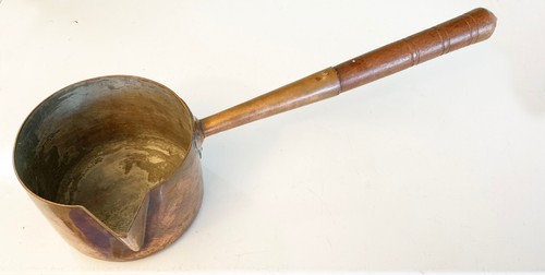 Antique copper pour spout - copper, pour-spout
