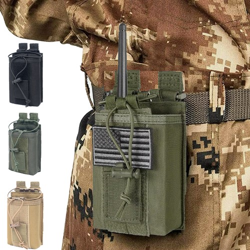 Tactical holster molle walkie - tactical,