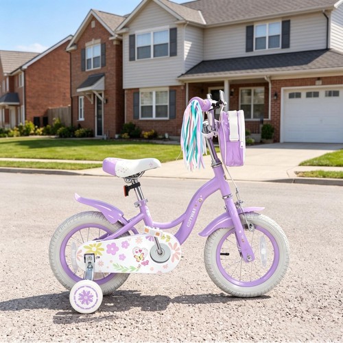 Purple girls bike - purple,