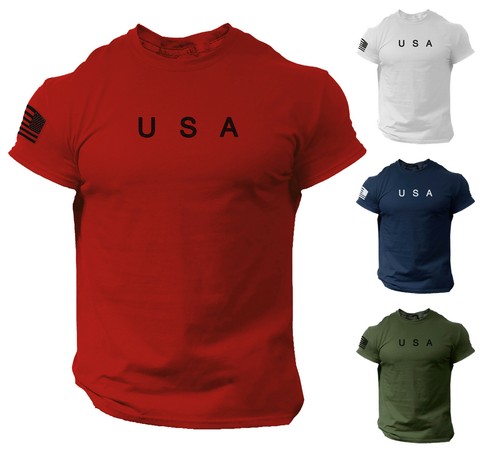Usa flag men shirt american - t,