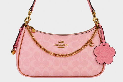 Coach pink signature logo - signature,