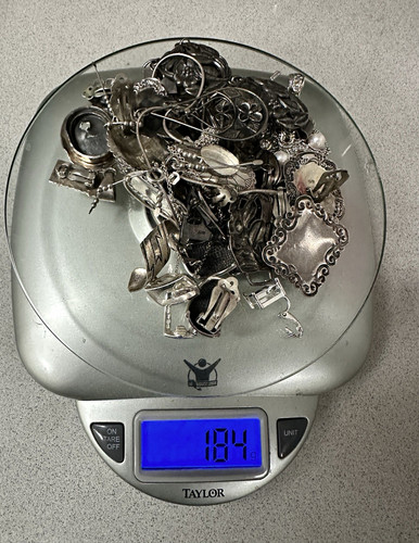 184 grams random sterling - 184,
