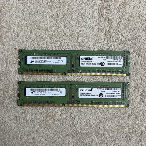 Crucial 2gb 240pin dimm 256x64 - crucial,