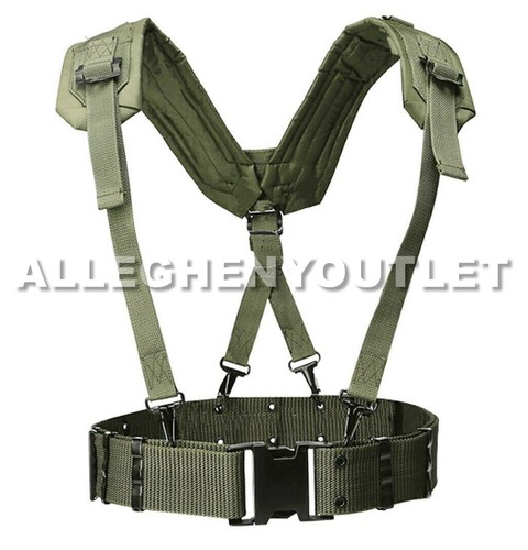 Usmc medium black buckle - black,
