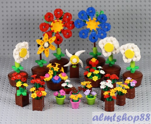 Lego flower pots pick - flower,