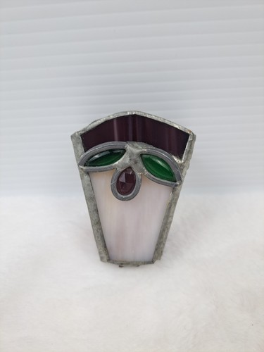 Purple stained glass night - glass,