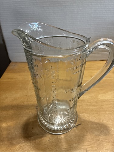 1930 hoosier one quart clear - 1930's,