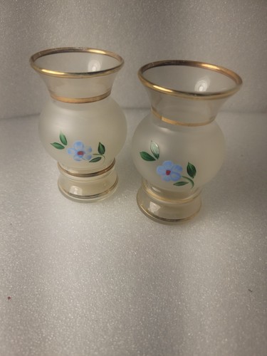 Vintage frosted glass mini - frosted,