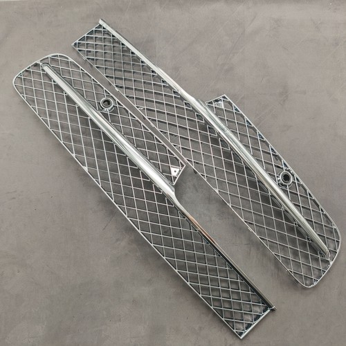 Left right bumper chrome grill - left+right,