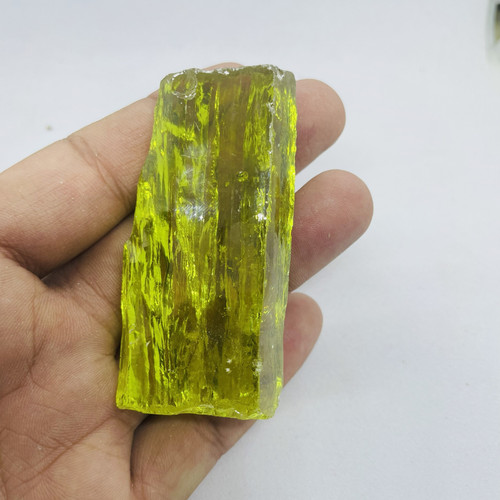 Peridot zircon untreated rough - zircon,