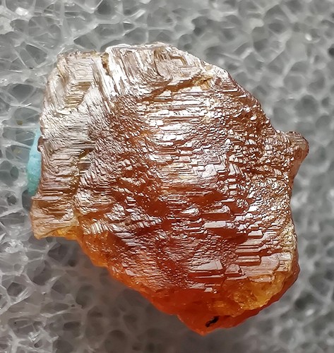 Spessartine garnet crystal - garnet,