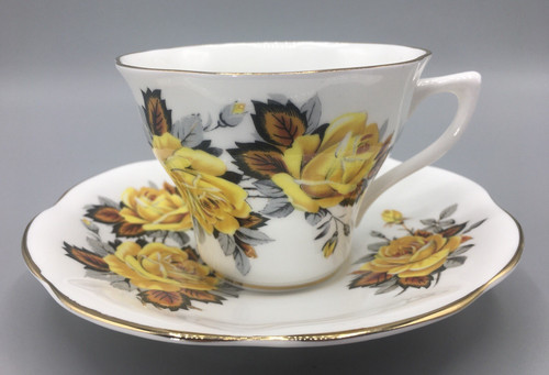 Teacup saucer bone china - teacup,