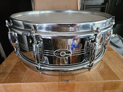 Slingerland snare drum - slingerland, chrome