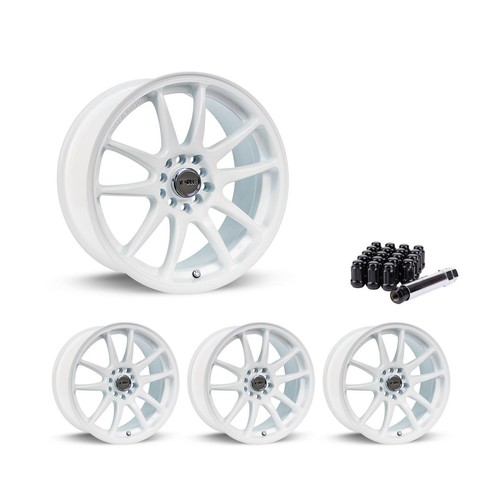 5x100 set rims white - 5x100, 4