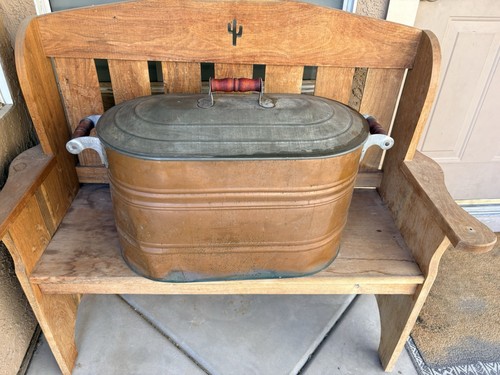 Antique revere copper kettle - revere,