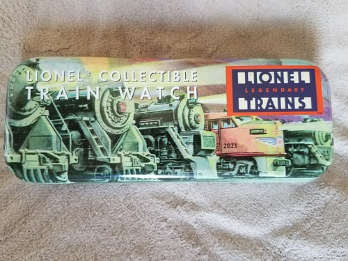 Empty lionel train watch - empty, tin