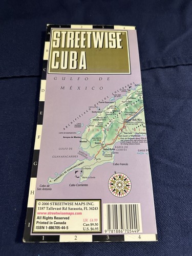 Streetwise cuba map - streetwise,