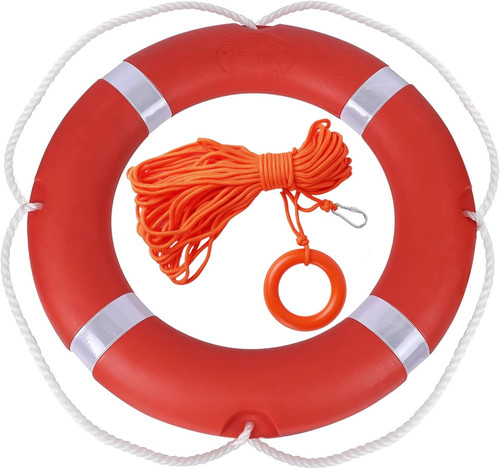 Life ring buoy boat safety - buoy,