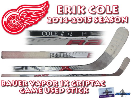 Erik cole 2015 game used - used, stick