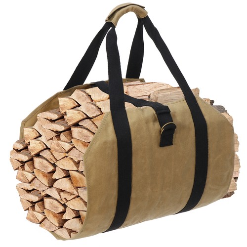 Portable waxed firewood - firewood, for