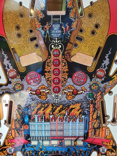 Williams fire pinball machine - pinball,
