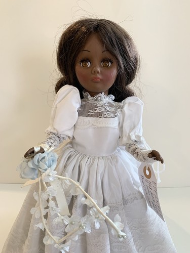 Effanbee black bride doll - black,