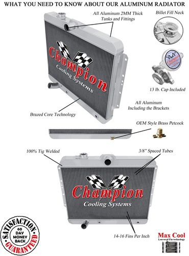 Champion row radiator for - row,