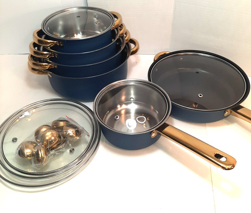 Pan set blue with - set,,