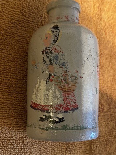 Antique hand painted stoneware - antique,