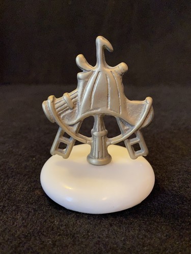 Vintage brass marble - brass, &