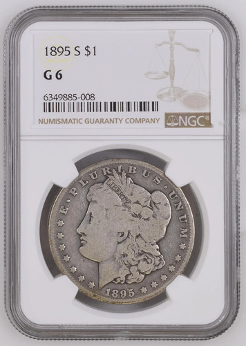 1895 morgan silver dollar - morgan,