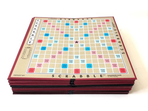Scrabble game board lot - board, or