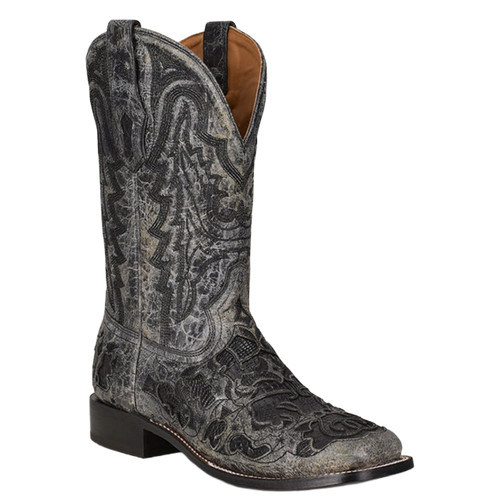 Corral men black alligator - black,