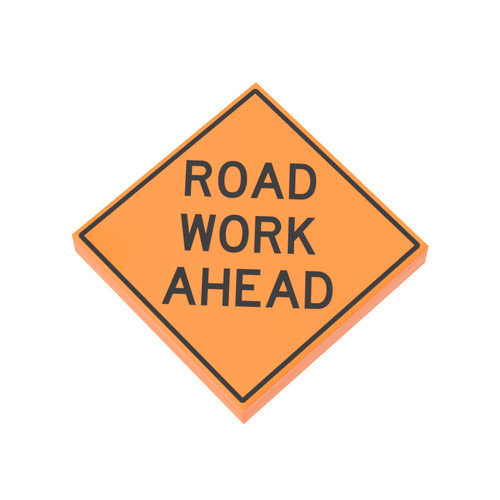 Road work ahead construction - road,