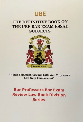 UBE Essay Bar Exam Review Book